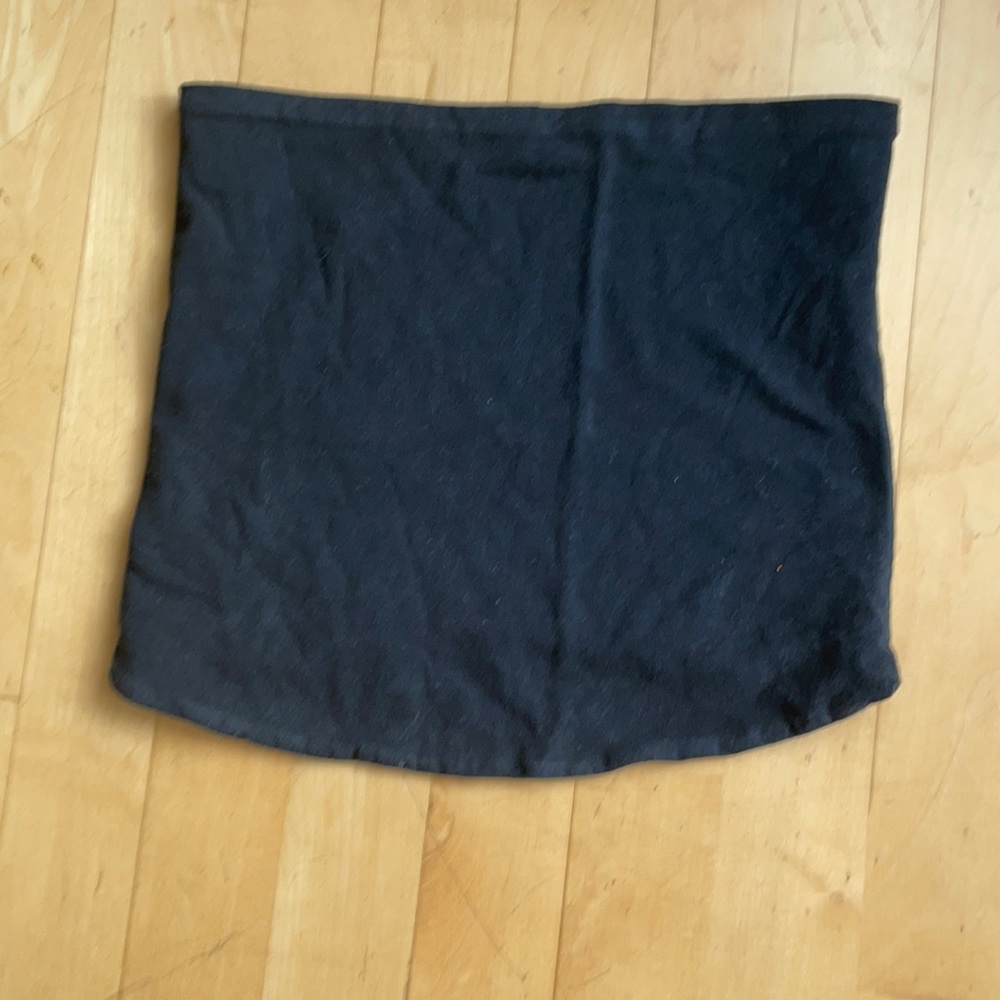 Italian crop top cotton size 3 black